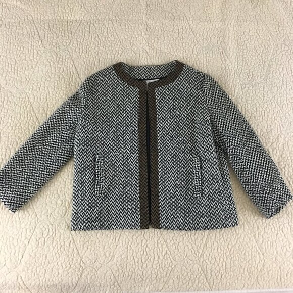 Women's sz M B.H.WRAGGE vintage wool blazer jacket - Picture 8 of 12